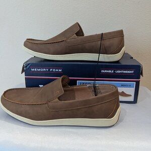 New Men's Izod Seapoint Men's Slip On Shoes Tan #13